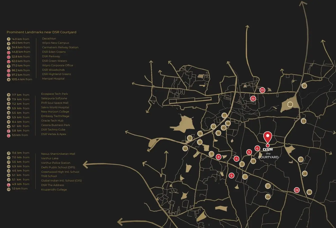 Dsr The Courtyard location