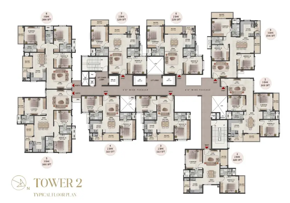 Dsr The Courtyard master plan tower 2