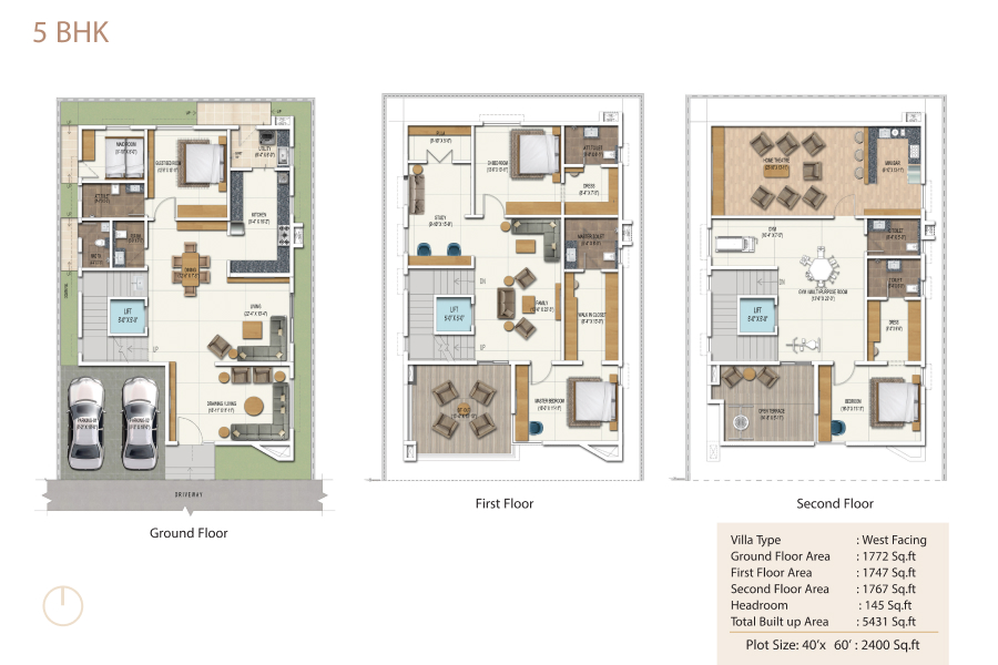 dsr elixir 5 bhk floor plan 5431sq.ft