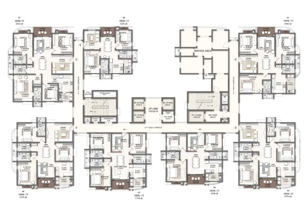 dsr eq Whitefield floor plan